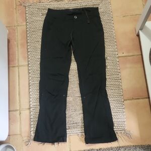 Prana Halle Convetible Black Hiking Pants Size 0 Short